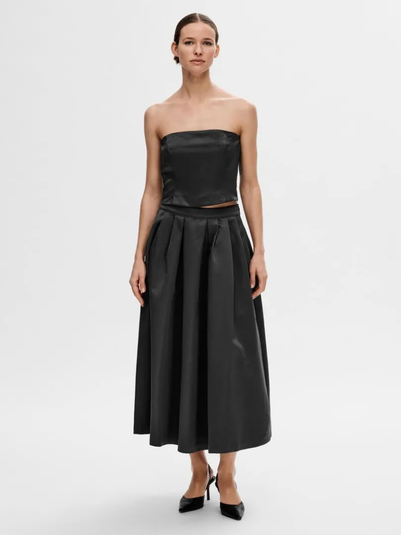 cropped_tubetop_1.webp Toppe Og Bluser>SELECTED CROPPED TUBE-TOP Black