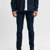 Jeans>SELECTED DARK WASH SLIM FIT JEANS Blue