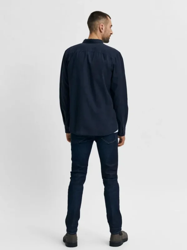 Jeans>SELECTED DARK WASH SLIM FIT JEANS Blue