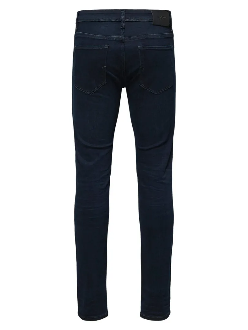 dark_wash_slim_fit_jeans_3.webp Jeans>SELECTED DARK WASH SLIM FIT JEANS Blue