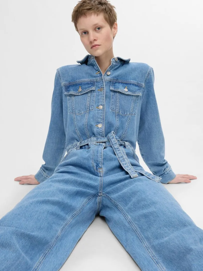 denim_buksedragt_2.webp Kjoler>SELECTED DENIM BUKSEDRAGT Blue