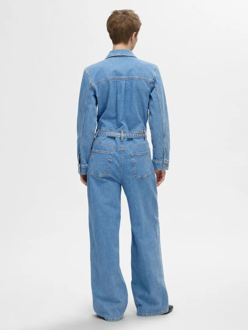denim_buksedragt_4.webp Kjoler>SELECTED DENIM BUKSEDRAGT Blue
