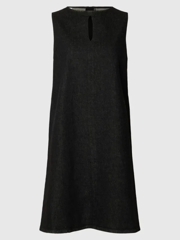 Kjoler>SELECTED DENIM KORT KJOLE Black