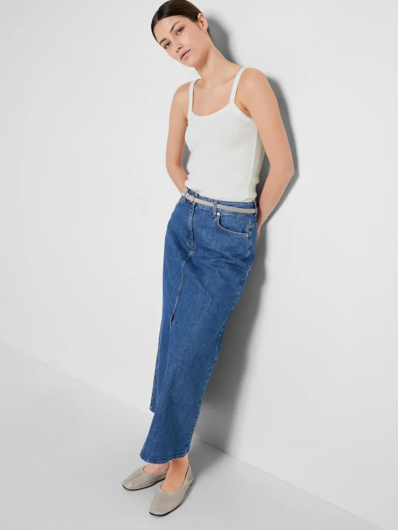 denim_maxinederdel_3.webp Nederdele>SELECTED DENIM MAXINEDERDEL Blue