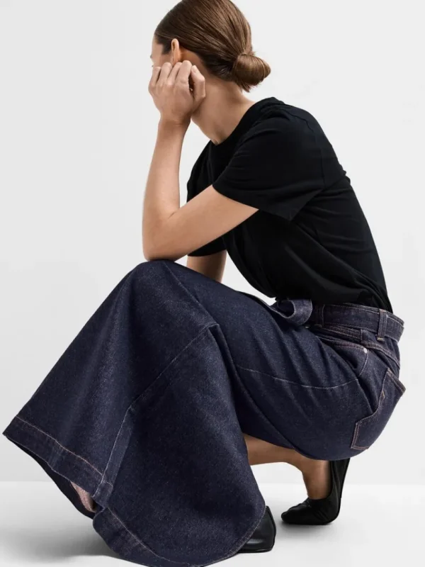 Nederdele>SELECTED DENIM MAXINEDERDEL Blue