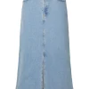 Nederdele>SELECTED DENIM MIDINEDERDEL Blue