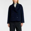 Overtøj>SELECTED DOBBELTRADET FRAKKE Blue
