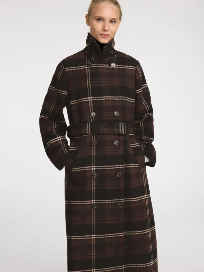 dobbeltradet_trenchcoat_2.webp Overtøj>SELECTED DOBBELTRADET TRENCHCOAT Brown