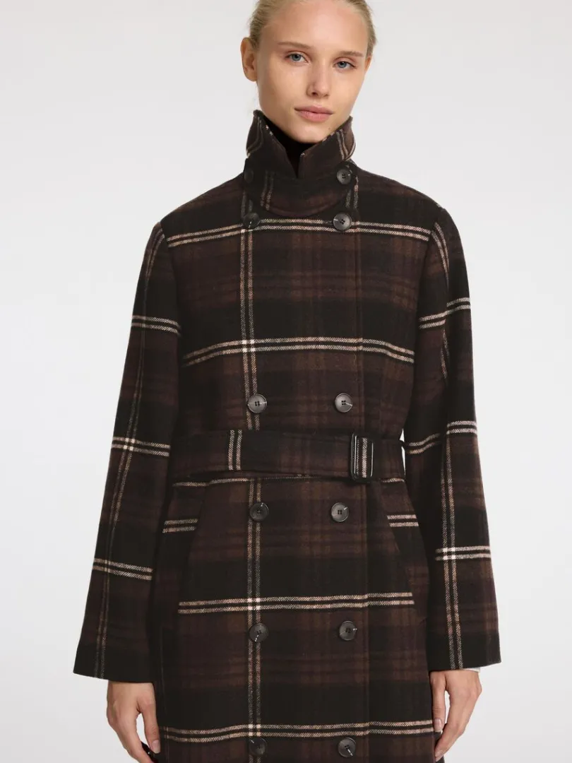 dobbeltradet_trenchcoat_3.webp Overtøj>SELECTED DOBBELTRADET TRENCHCOAT Brown