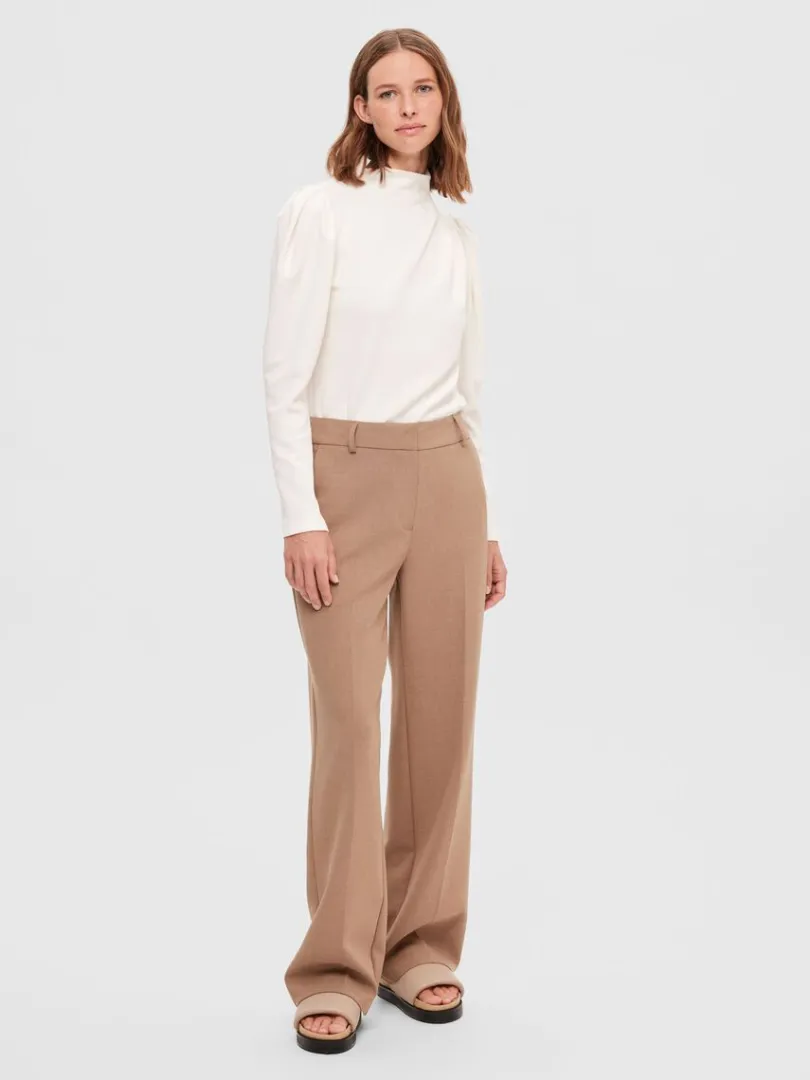 draperet_top_1.webp Toppe Og Bluser>SELECTED DRAPERET TOP White