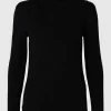 Toppe Og Bluser>SELECTED DRAPERET TOP MED LANGE ÆRMER Black