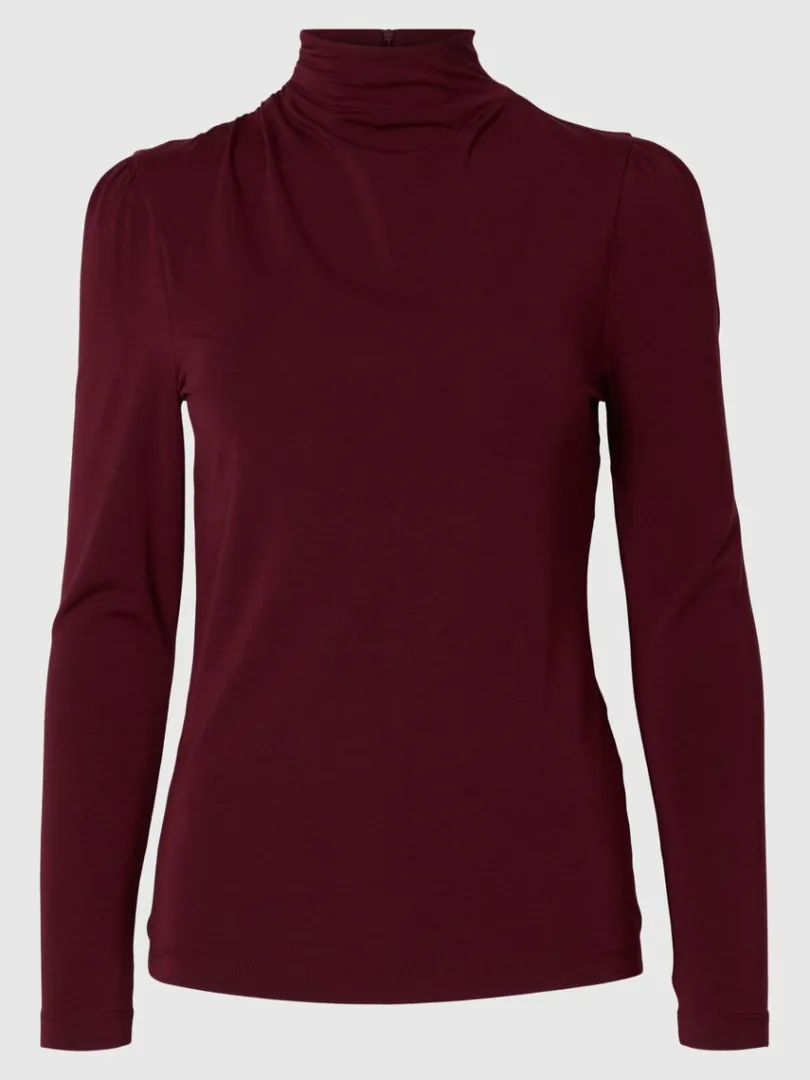draperet_top_med_lange_rm_0-3.webp Toppe Og Bluser>SELECTED DRAPERET TOP MED LANGE ÆRMER Purple