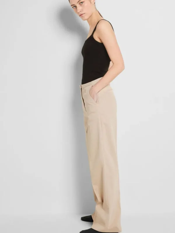 Bukser>SELECTED EKSTRA BREDE BEN BUKSER Beige