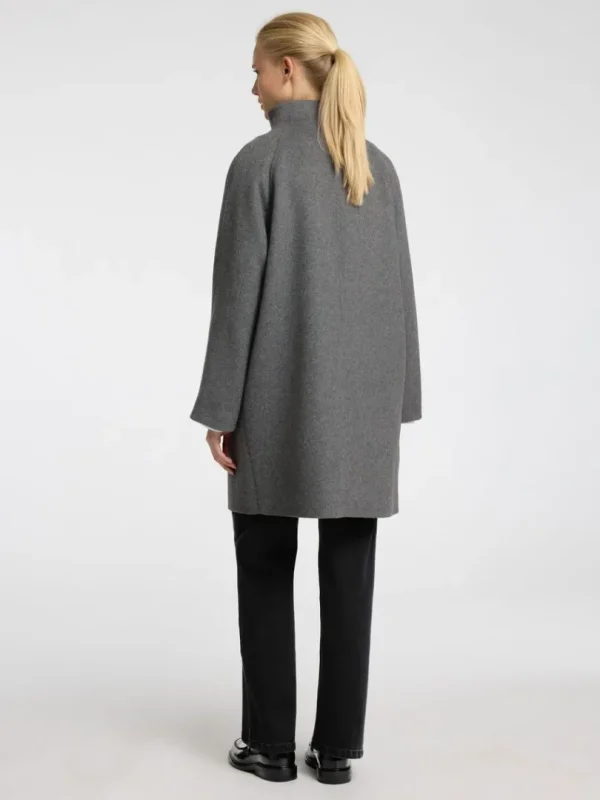 Overtøj>SELECTED ELEGANT FRAKKE Grey