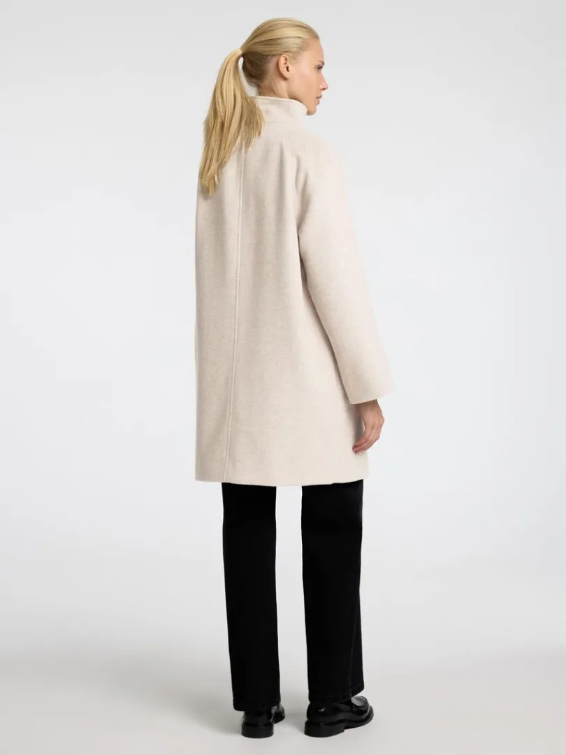 elegant_frakke_4-2.webp Overtøj>SELECTED ELEGANT FRAKKE Beige