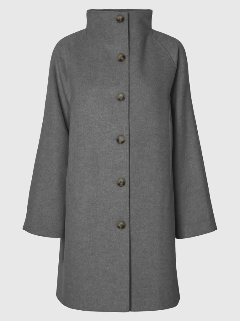 elegant_frakke_5-1.webp Overtøj>SELECTED ELEGANT FRAKKE Grey