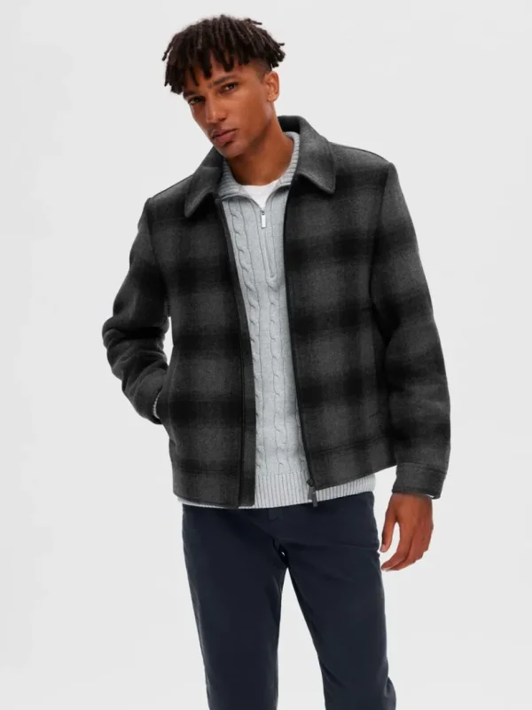 Overtøj>SELECTED ELEGANT JAKKE Grey