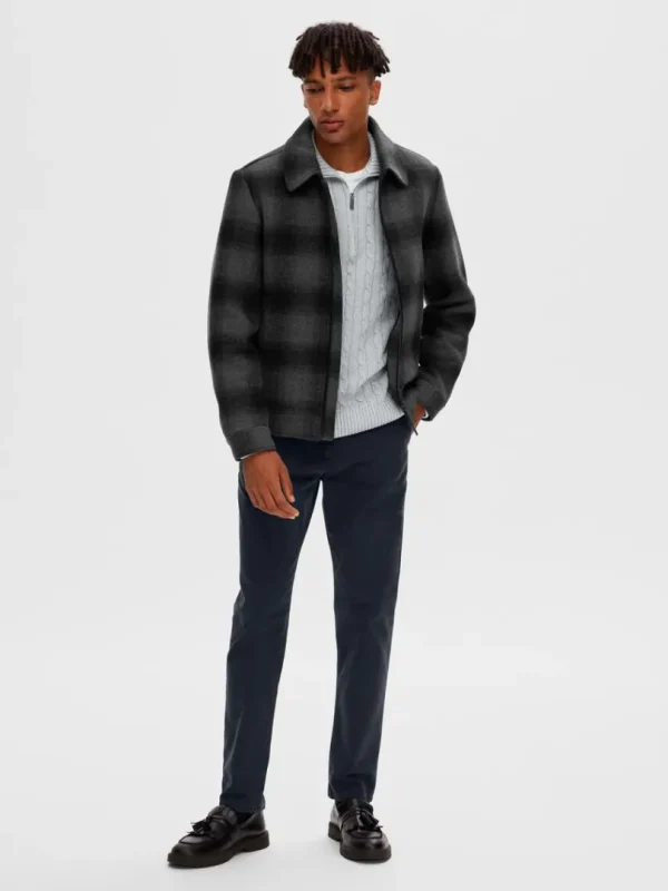 Overtøj>SELECTED ELEGANT JAKKE Grey