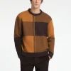 Strik>SELECTED FARVEBLOK SWEATER MED RUND HALS Coloured