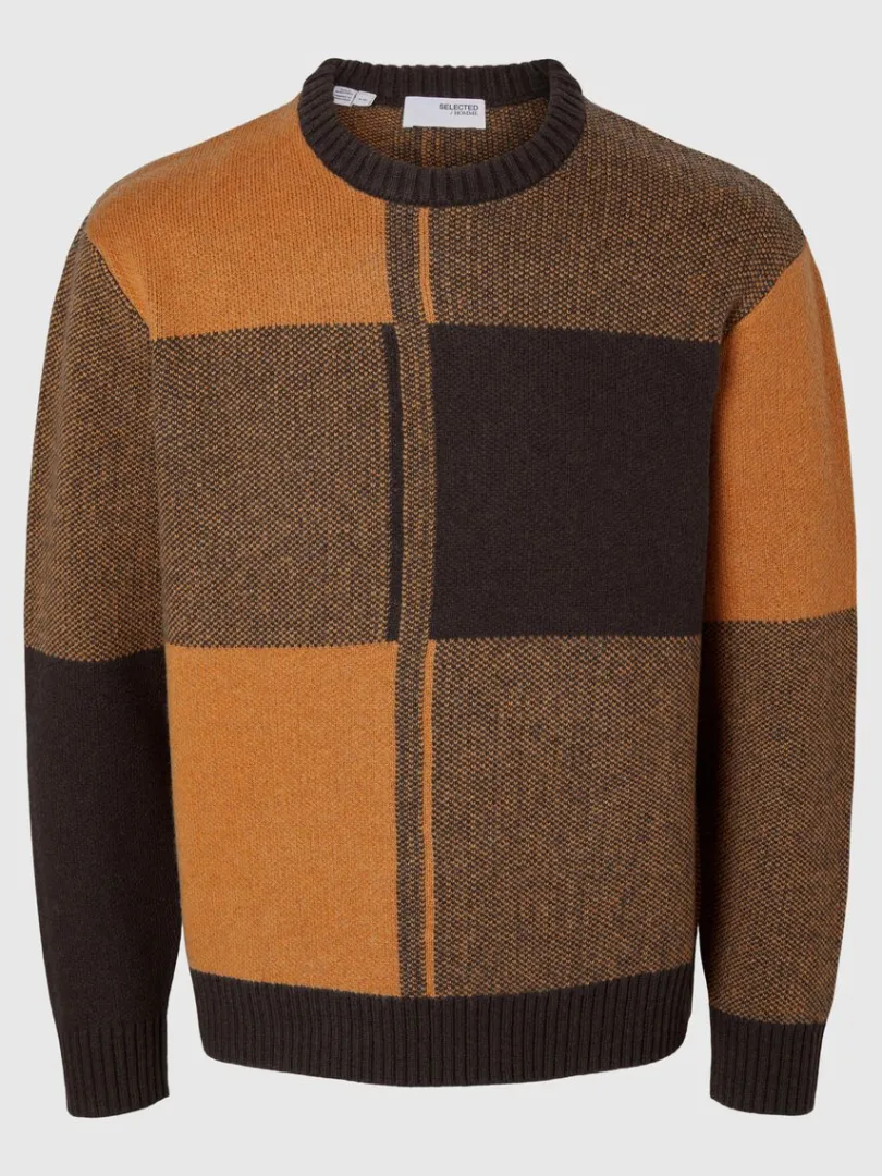farveblok_sweater_med_run_4-2.webp Strik>SELECTED FARVEBLOK SWEATER MED RUND HALS Coloured