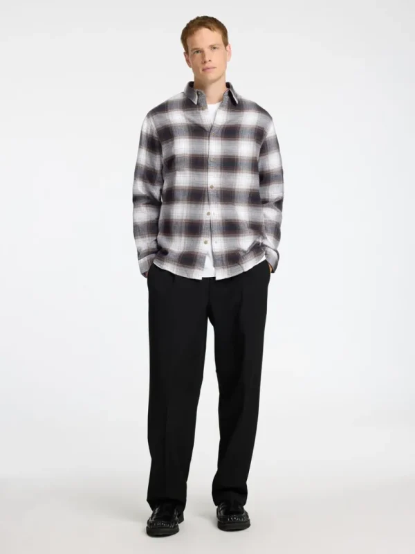 Skjorter>SELECTED FLANNEL OVERSHIRT Coloured