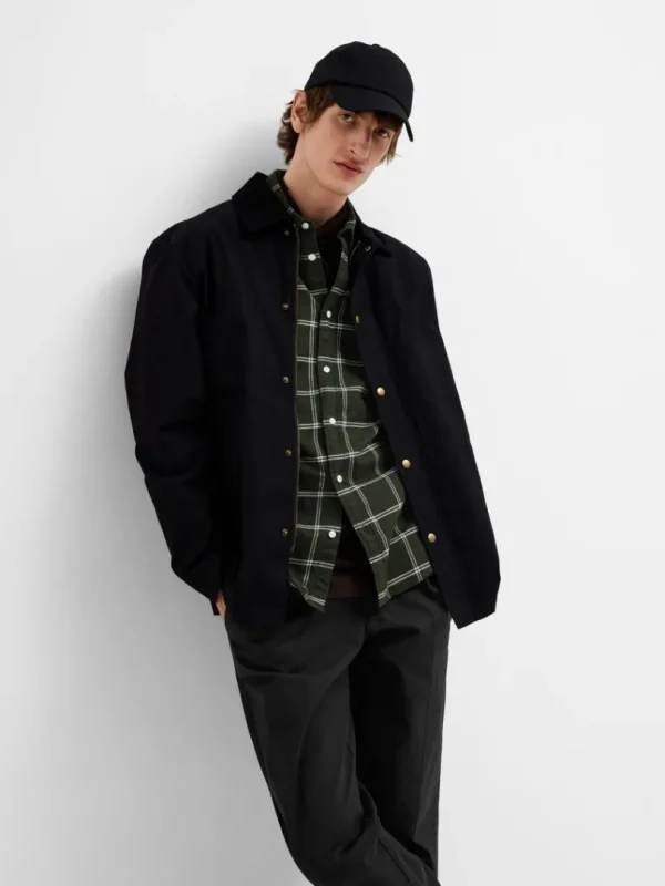 Skjorter>SELECTED FLANNEL OVERSHIRT Green