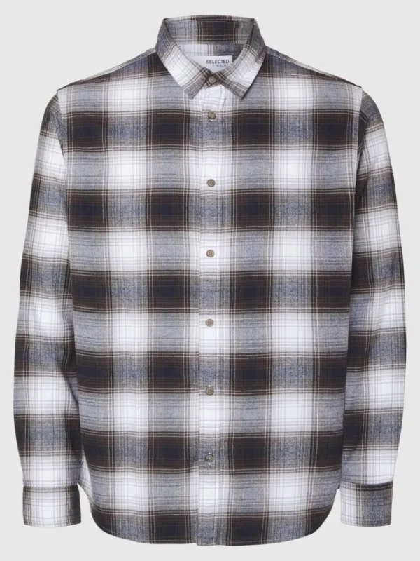 Skjorter>SELECTED FLANNEL OVERSHIRT Coloured