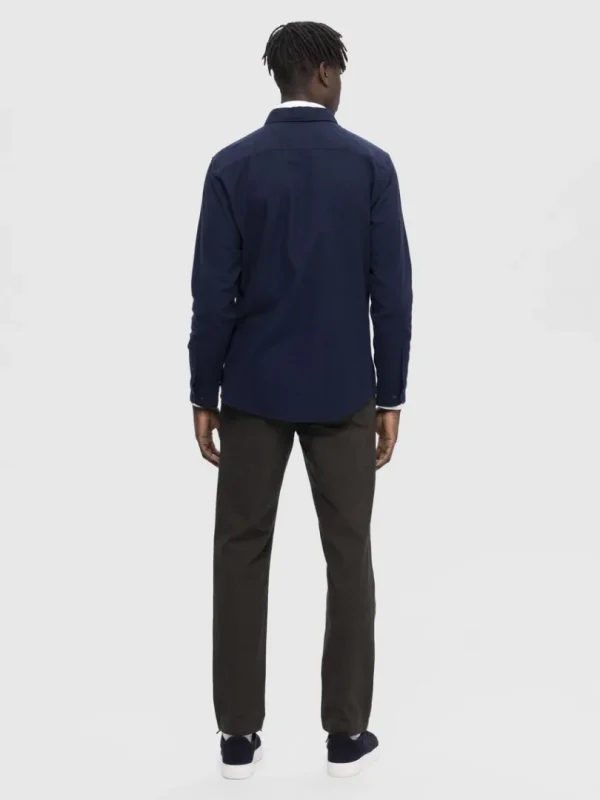 Skjorter>SELECTED FLANNEL OVERSHIRT Blue