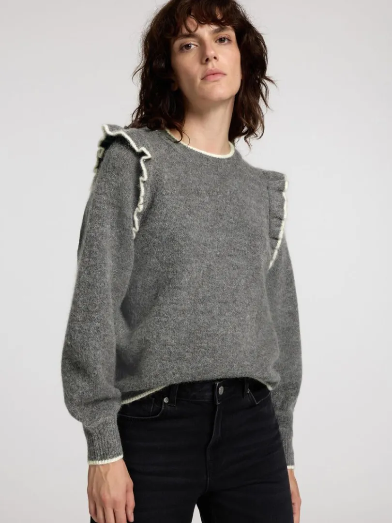 flset_pullover_2-1.webp Strik>SELECTED FLÆSET PULLOVER Grey