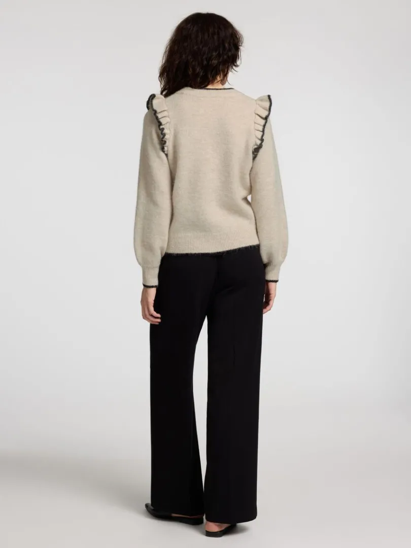 flset_pullover_4.webp Strik>SELECTED FLÆSET PULLOVER Beige
