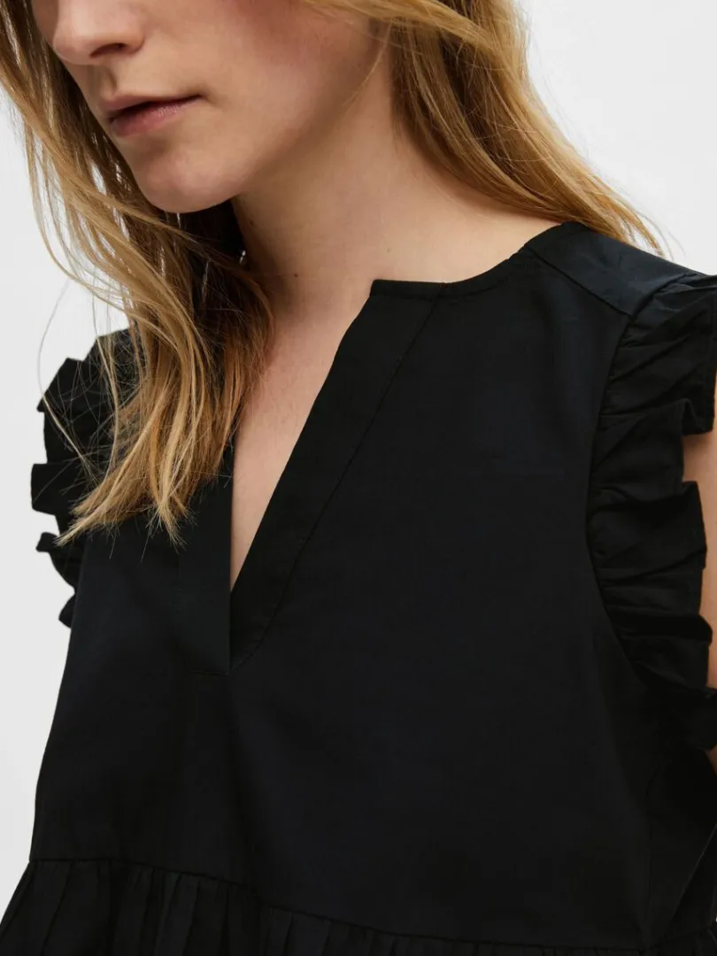 flset_top_3.webp Toppe Og Bluser>SELECTED FLÆSET TOP Black