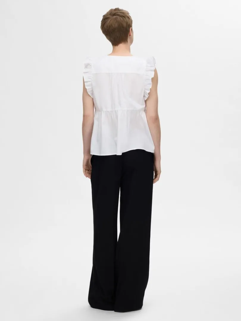 flset_top_4-1.webp Toppe Og Bluser>SELECTED FLÆSET TOP White