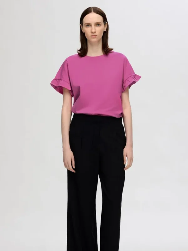 T-shirts>SELECTED FLÆSET T-SHIRT Pink