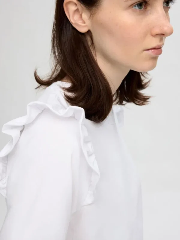 T-shirts>SELECTED FLÆSET T-SHIRT White