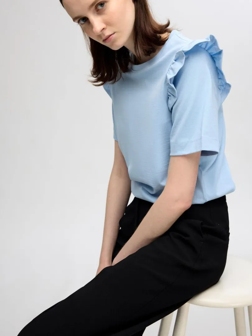 flset_tshirt_2.webp T-shirts>SELECTED FLÆSET T-SHIRT Blue