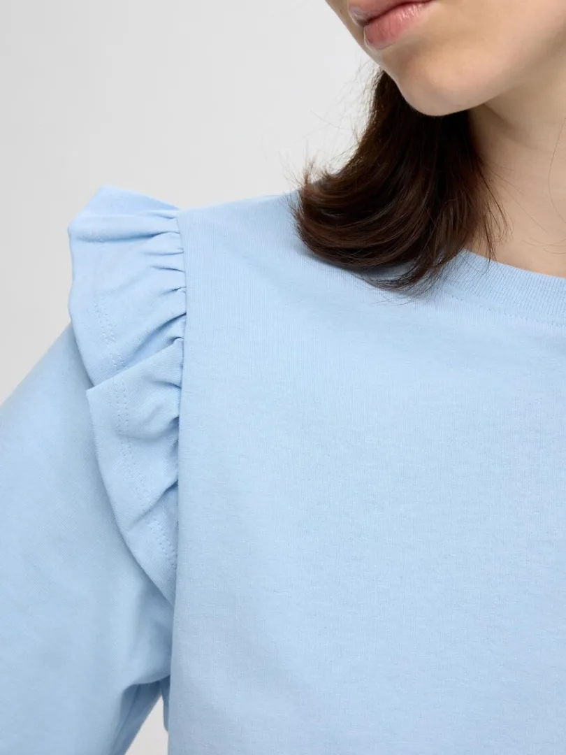 flset_tshirt_3.webp T-shirts>SELECTED FLÆSET T-SHIRT Blue