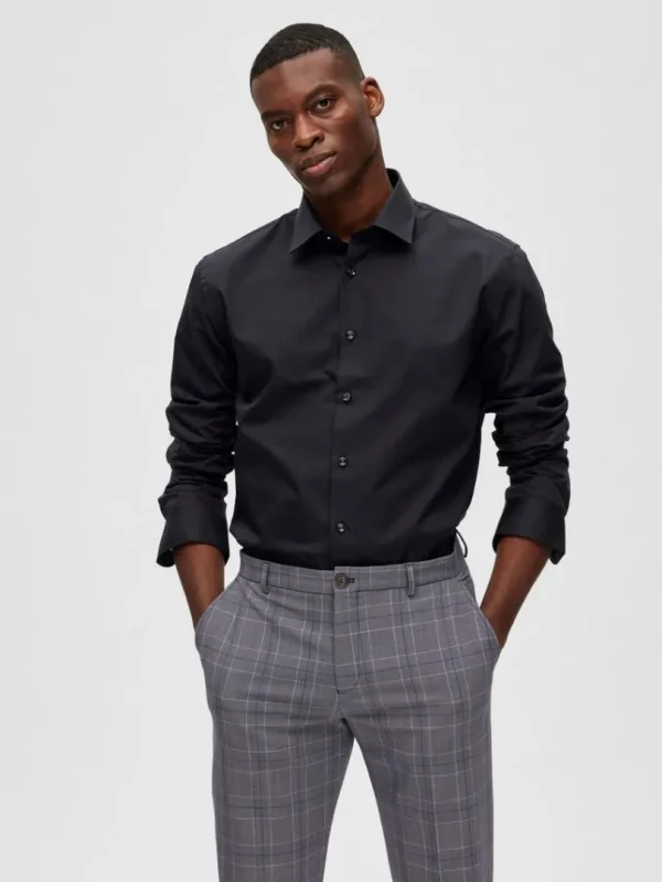 Skjorter>SELECTED FORMEL SKJORTE Black
