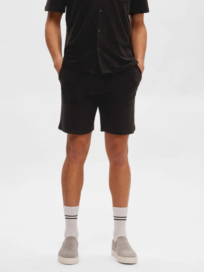 frott_shorts_0-2.webp Shorts>SELECTED FROTTÉ SHORTS Black