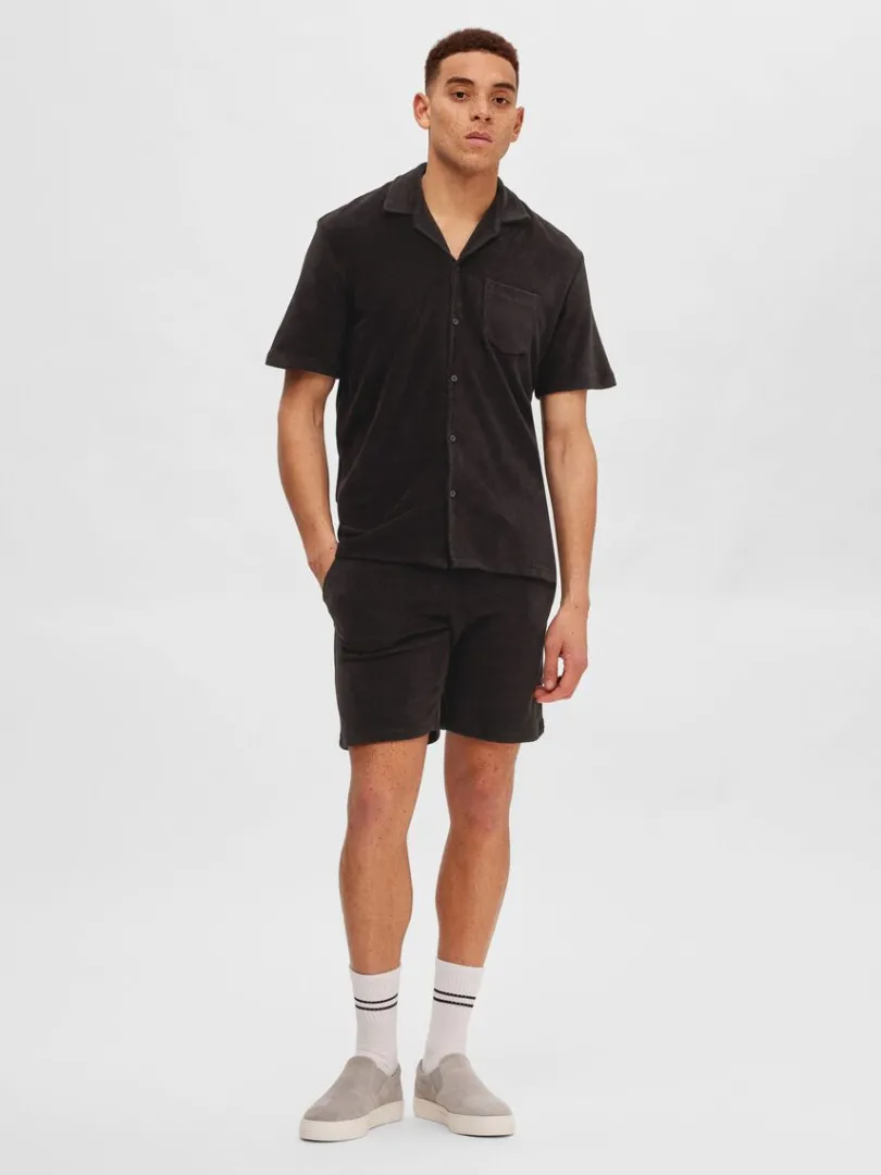 frott_shorts_2-5.webp Shorts>SELECTED FROTTÉ SHORTS Black