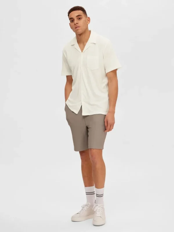 Skjorter>SELECTED FROTTÉ SKJORTE White