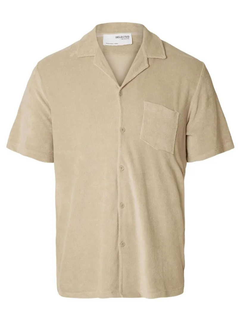 frott_skjorte_3-1.webp Skjorter>SELECTED FROTTÉ SKJORTE Beige