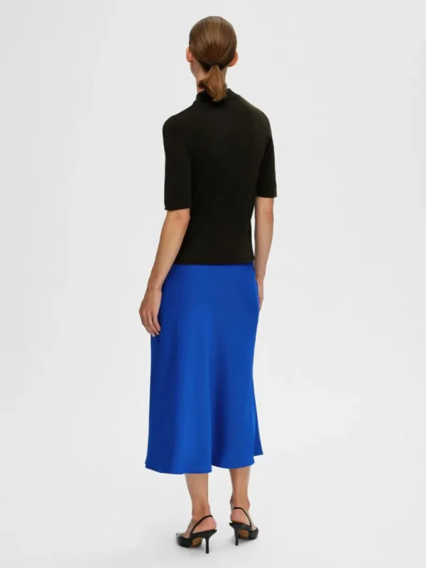 T-shirts | Toppe Og Bluser>SELECTED GLIMMER STRIKKET TOP Black