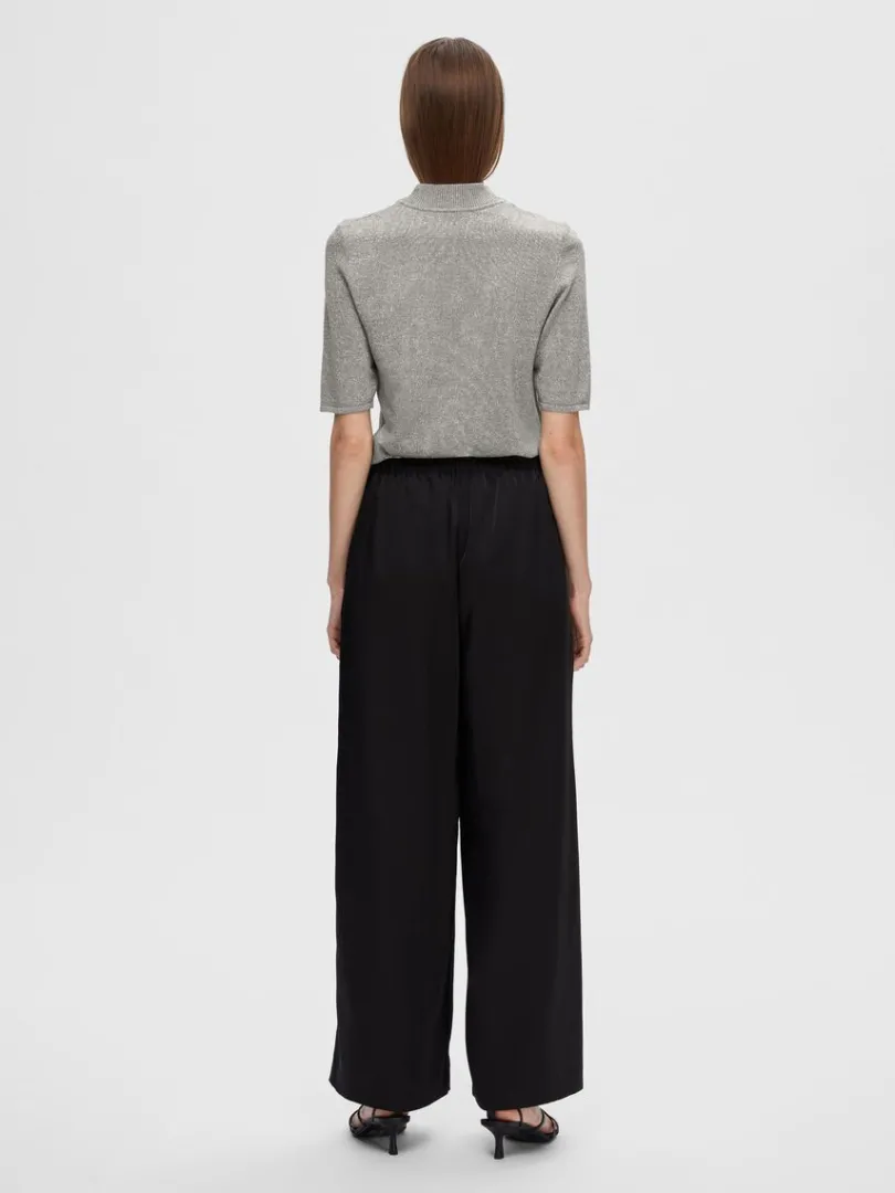 glimmer_strikket_top_4-3.webp T-shirts | Toppe Og Bluser>SELECTED GLIMMER STRIKKET TOP Grey