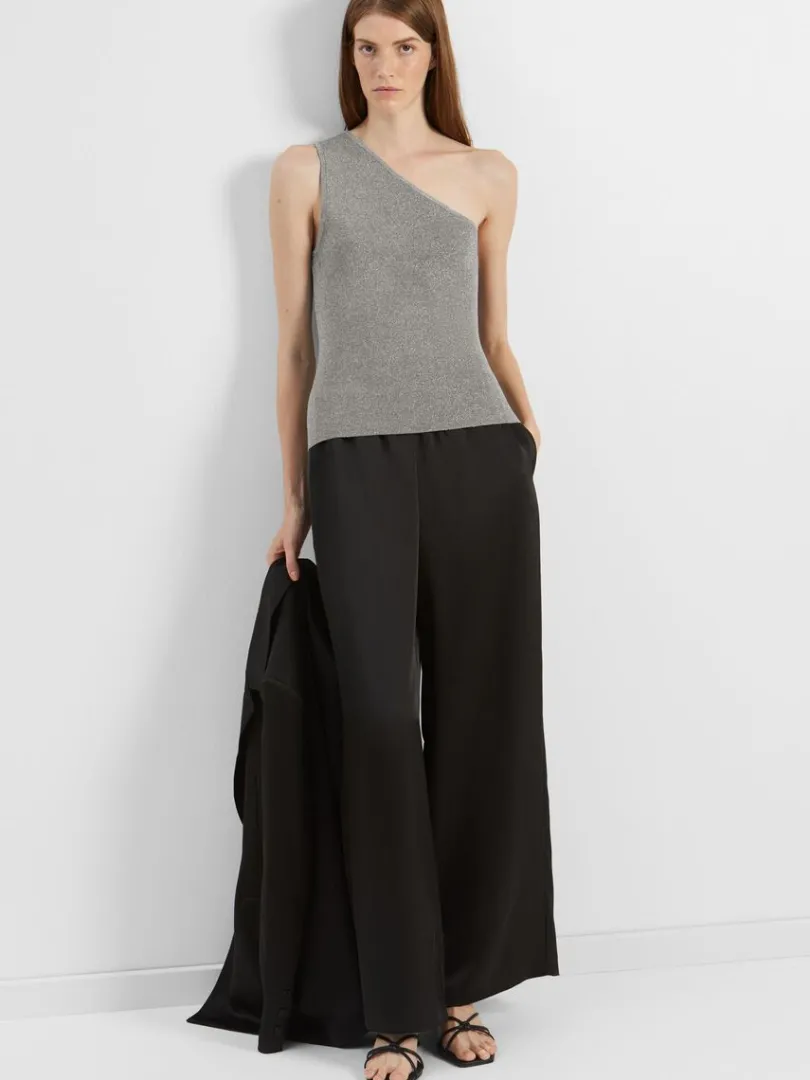 glimmer_top_2.webp Toppe Og Bluser | Strik>SELECTED GLIMMER TOP Grey