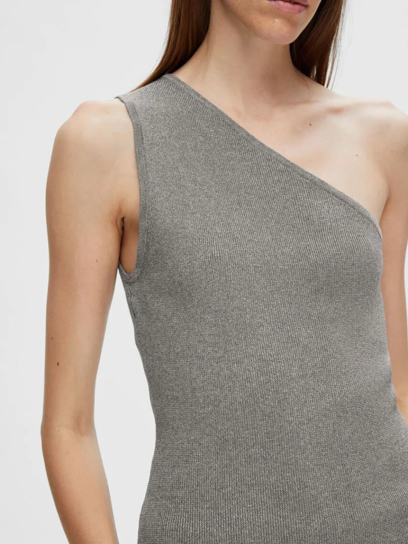 glimmer_top_3.webp Toppe Og Bluser | Strik>SELECTED GLIMMER TOP Grey