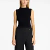 Toppe Og Bluser | Strik>SELECTED GLIMMER TOP UDEN ÆRMER Black
