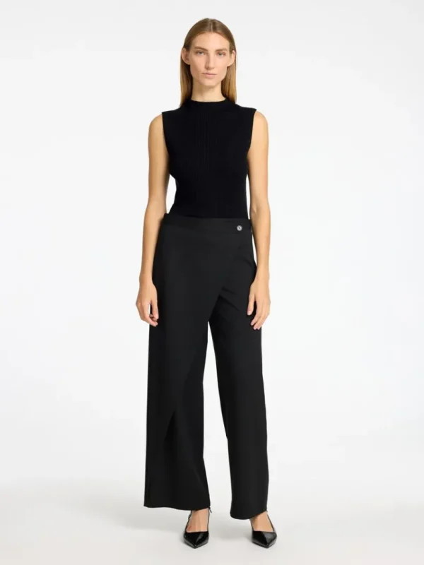 Toppe Og Bluser | Strik>SELECTED GLIMMER TOP UDEN ÆRMER Black