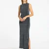 Kjoler>SELECTED GLITRENDE MAXIKJOLE Black