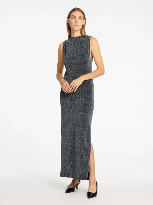 Kjoler>SELECTED GLITRENDE MAXIKJOLE Black