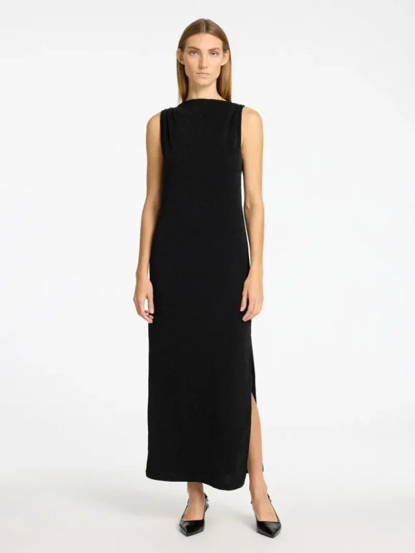 Kjoler>SELECTED GLITRENDE MAXIKJOLE Black